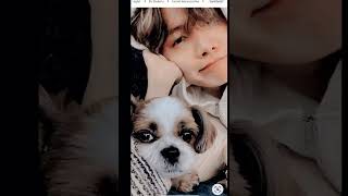 J Hope Köpeği Ile Birlikte