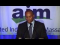 Governor Deval Patrick Speaks to AIM
