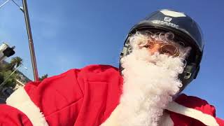 pere noel en Harley!