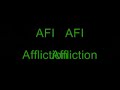 afi affliction lyrics
