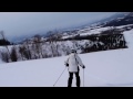 Pam Laidlaw skiing at Rusutsu