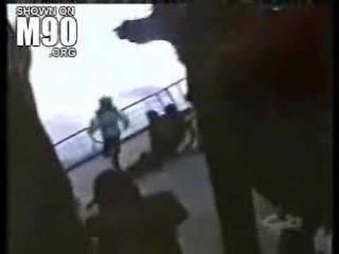 Cruise ship sinking.