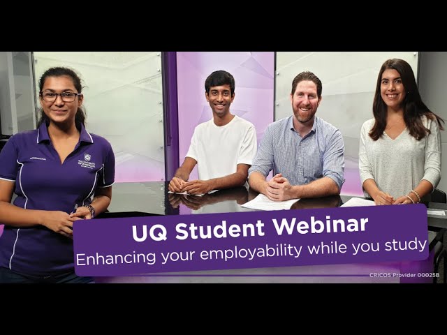 Watch Episode 2 – Enhancing your employability while you study at UQ on YouTube.