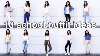 10 SCHOOL OUTFIT IDEAS // Spring + dress code approved