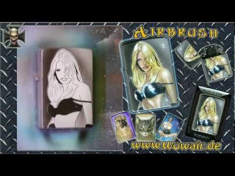 No188 Airbrush by Wow Zippo Pin Up No 01 HDmp4