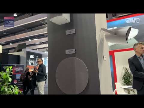 ISE 2025: ic audio Features Dante Range Speakers With Ethernet Port Connections
