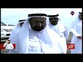 حاكم الشارقة يطلق مجموعة من غزلان الريم