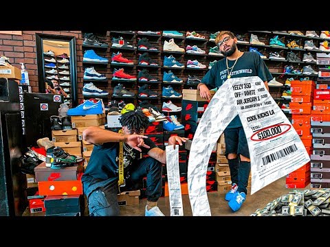 Millionaire Spends $100,000 Dollars on Shoe Shopping Spree!!!