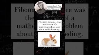 HISTORY OF MATH - Leonardo of Pisa (Leonardo Fibonacci) Fibonacci Sequence #math