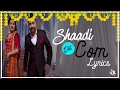 Shaadi Dot Com | Lyrics | Sharry Mann | Latest Punjabi Songs | Syco TM