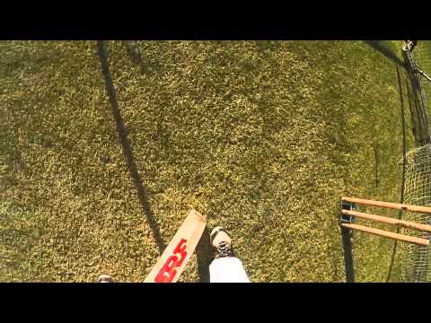 Dane Watson With His Freedom2play Mrf Genius Grand Vk18 Bat Dane Watson With His Freedom2play Mrf Genius Grand Vk18 Bat