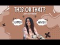 This or That challenge | Honeypreet Insan