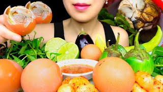 EXOTIC FOOD ASMR:  BALUT Mukbang   Chicken Embryo) | Eating Sounds | TracyN ASMR