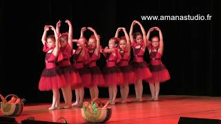 Ecole de danse Amana Studio - spectacle 2017 - danse classique Initiation 1 - 6 et 7 ans