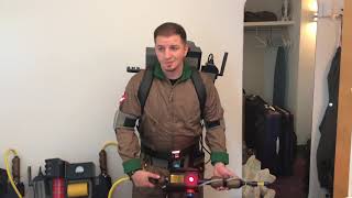 Real Ghostbusters Proton Pack demo