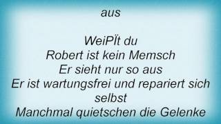 Watch Achim Reichel Robert Der Roboter video