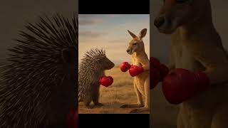 The Kangaroo Messed With The Wrong Porcupine