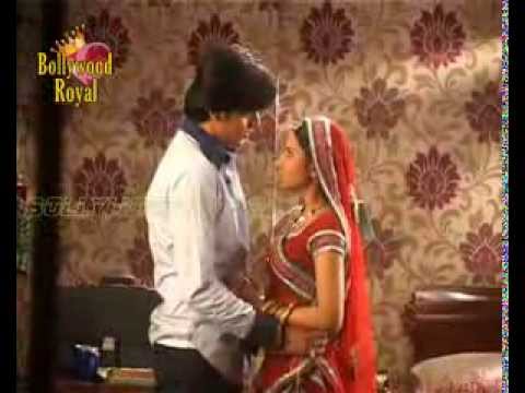 On location of TV Serial Balika Vadhu Jagya romancing with...