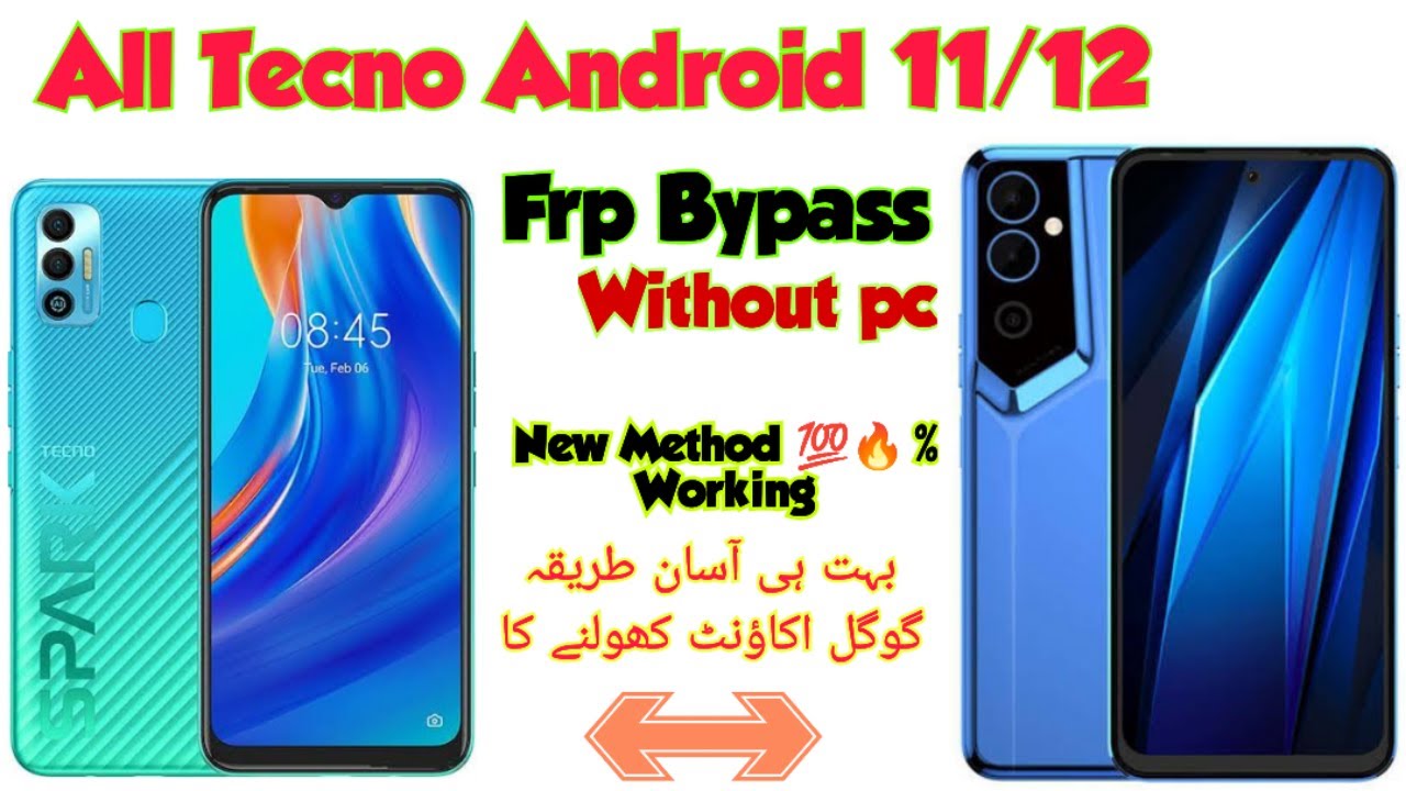 All Tecno Android 11/12 Google Account Bypass | All All Tecno Android 11/12 Google Account Bypass | All
