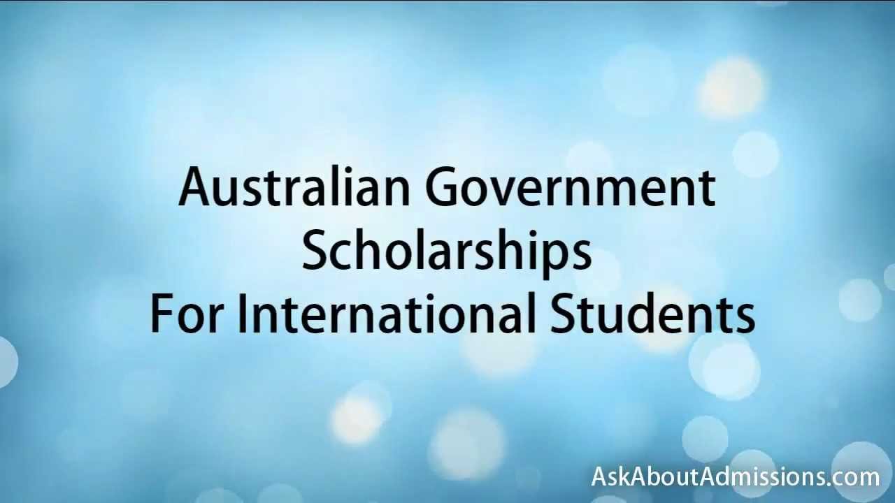 Australian Scholarships for International Students. - YouTube