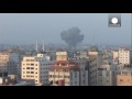 Israel continues to hit Gaza from the air