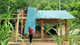 Full Video 50 Days Build A Wooden House In 2023, Harvest Green Vegetables To Sell At The Market