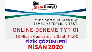Kafadengi̇ Yayinlari Onli̇ne Denemesi̇ Tyt - 1 Fi̇zi̇k Çözümleri̇