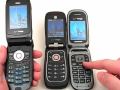 Casio G'zOne Rock, Motorola Barrage and Samsung Convoy: Side by Side