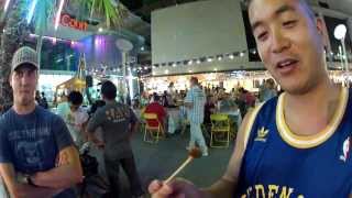 Matt Eating Big Maggot In Thailand 2013