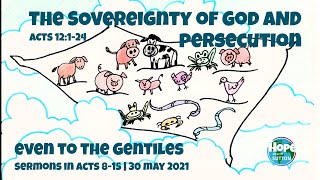 Sermon: The Sovereignty of God and Persecution | Acts 12:1-24 | 30 May 2021