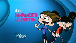 Disney Channel España: Ahora Campamento Lakebottom (Nuevo Logo 2014)