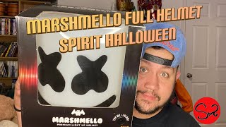 Marshmello Helmet Review From Spirit Halloween