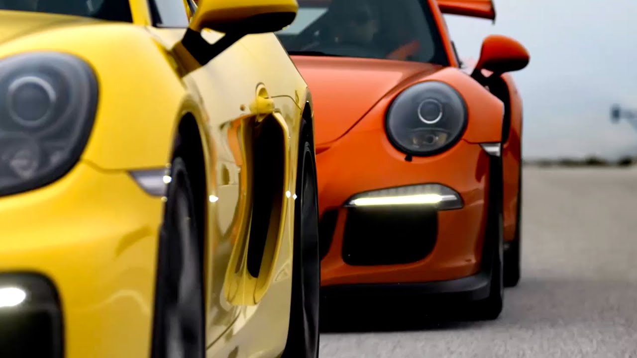 2015 Porsche 911 GT3 RS & Cayman GT4 - YouTube