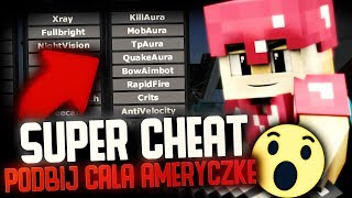 Minecraft: SUPER CHEAT! *nowy* PODBIJ CALA AMERYCZKE, BADZ TOP 1