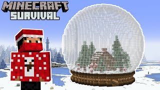 Giant Christmas Snow Globe - Minecraft 1.19 Survival Episode 44