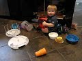 Leo In the Cabinets