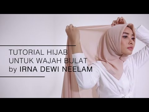 Foto Video Tutorial Hijab Untuk Wajah Kotak