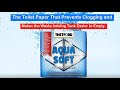 Thetford Aqua Soft Toilet Paper | Quickly Dissolving | Prevents Clogging