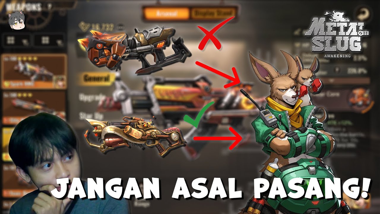 GUIDE Senjata & Character yang cocok! Metal Slug: GUIDE Senjata & Character yang cocok! Metal Slug: