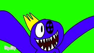 Rainbow Friends Blue Jumpscare Greenscreen