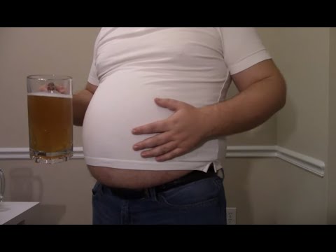 Water chug belly bloat