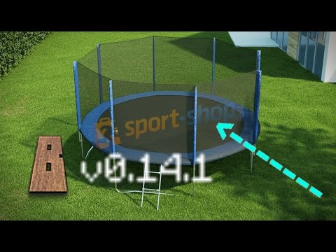 Смотреть как сделать батут в майнкрафте без модов 66