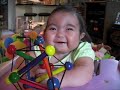Mieko Playing in the Stander, Trisomy 18