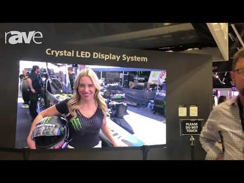 Integrate 2018: Sony Electronics Exhibits Crystal LED Display System