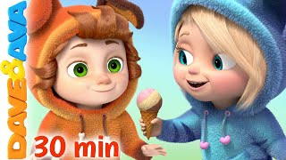 🍦 The Ice Cream Song, Rig a Jig Jig & More Nursery Rhymes Baby Songs | Dave and Ava 🍦