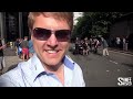 Lotus F1 Car on London Streets - Donuts, Fast Flybys and Pit Stop