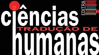 TRADUÇÃO DE CIÊNCIAS HUMANAS