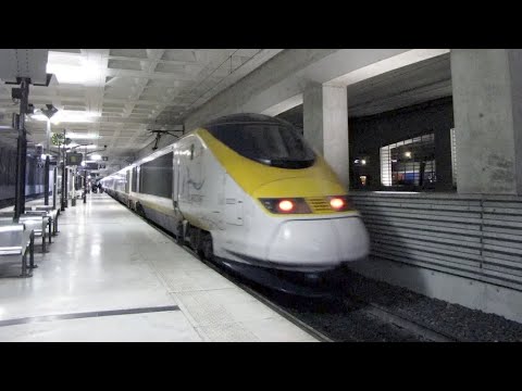 Scenes from aboard Eurostar 9110 from Ashford to Lille Europe.