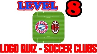 Logo Quiz - Soccer Clubs Level 8 - All Answers - Walkthrough By Symblcrowd