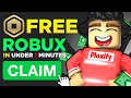How To Get FREE ROBUX In Less Than 1 Minute.. (Roblox 2024)